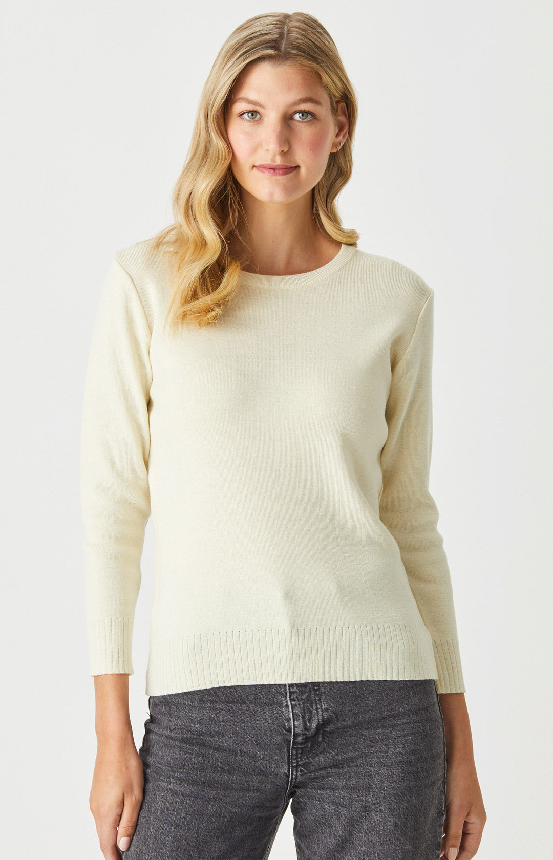 Merino Ladies Crew Woolen Sweater Aklanda Australia